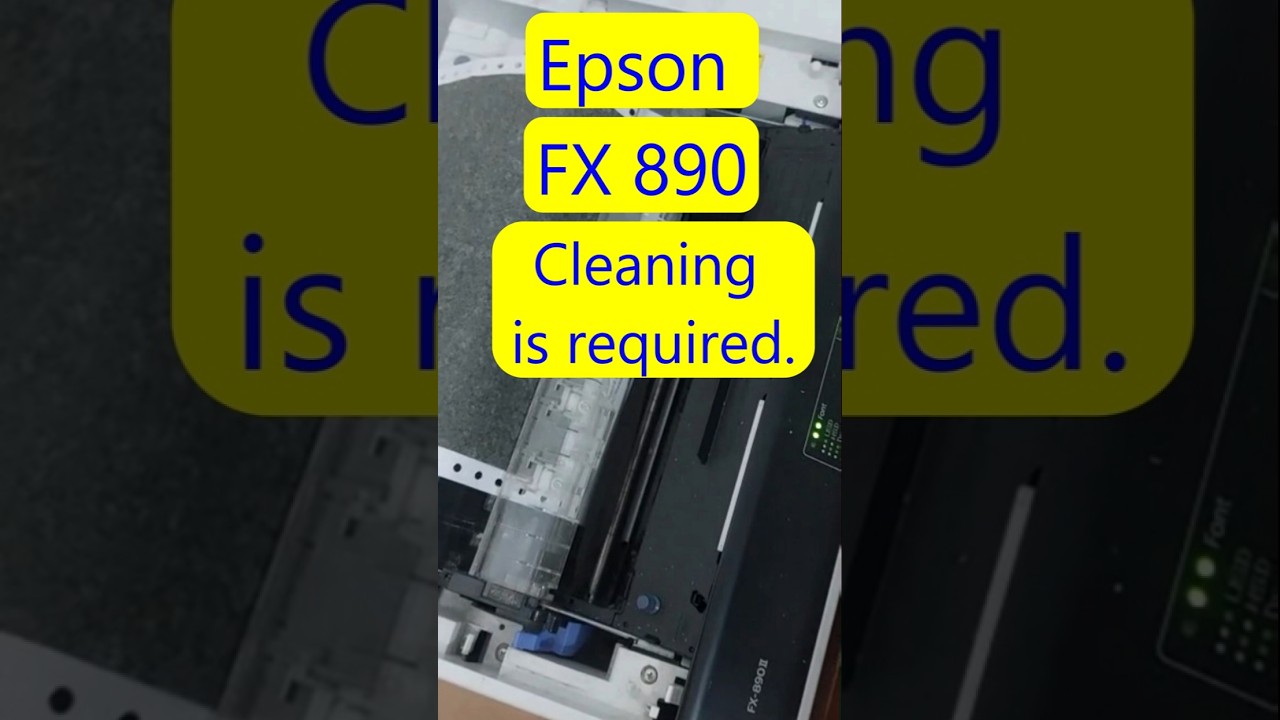 Epson FX-890 Continuous Beep Sound Fix | Easy Solution