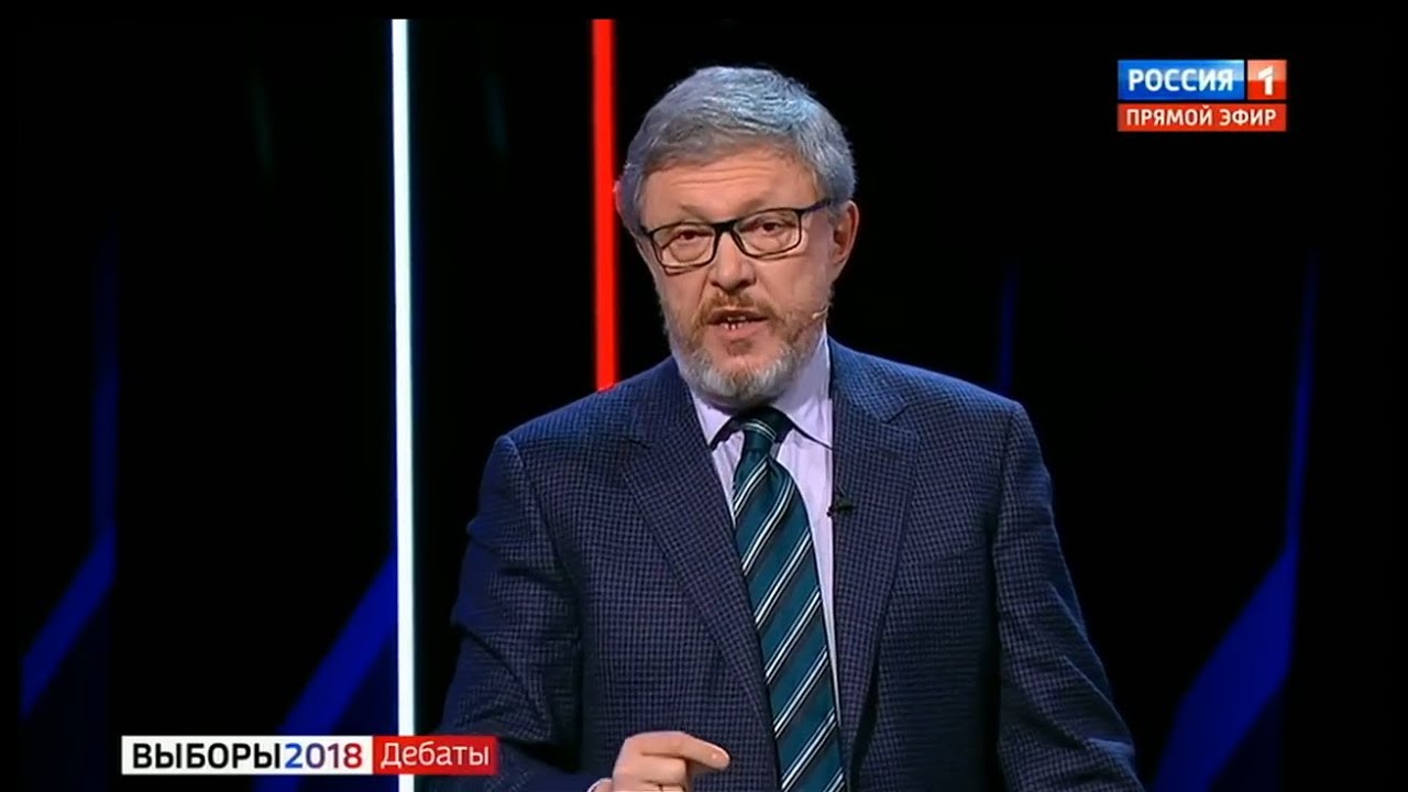 Григорий Явлинский на дебатах телеканал 