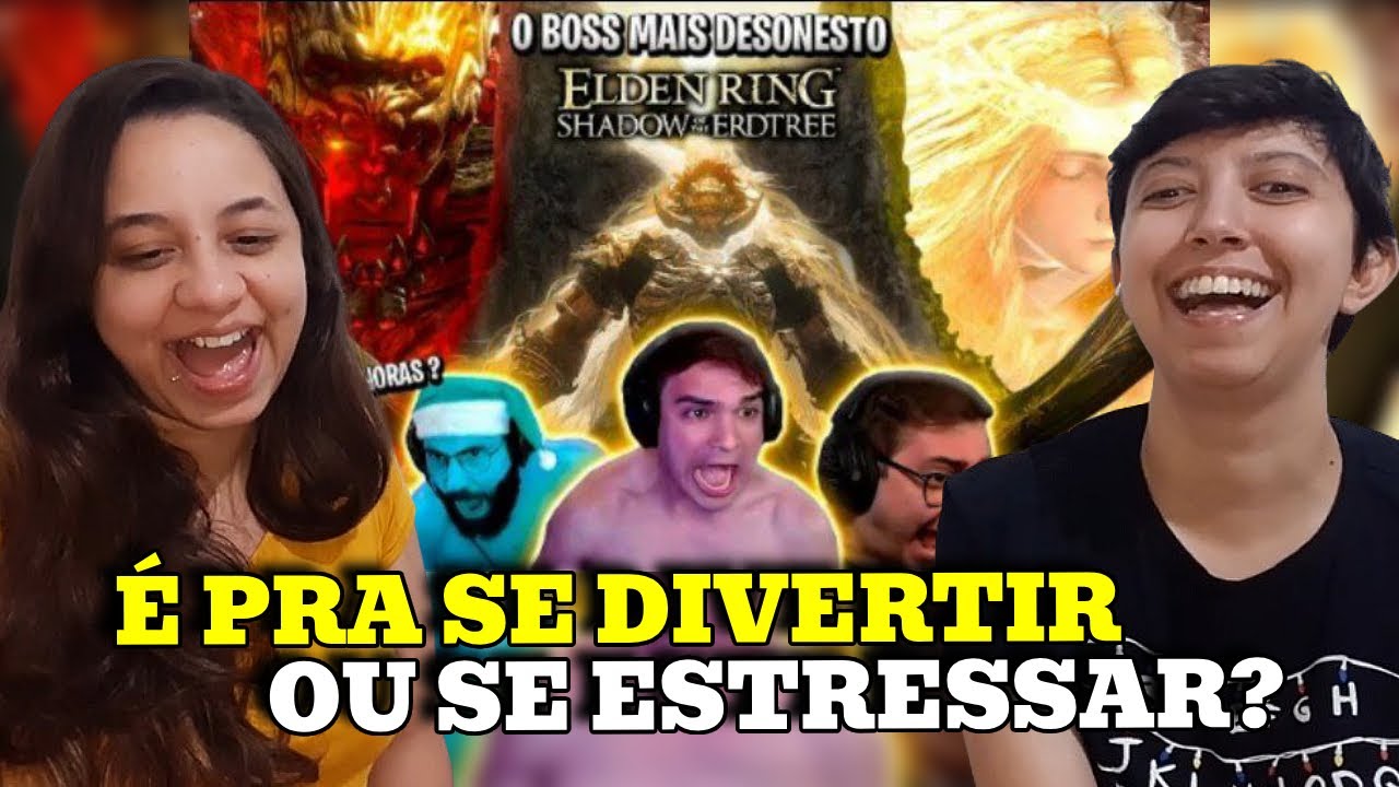 REACT O MAIOR DESAFIO STREAMERS VS CONSORT RADAHN ELDEN RING SHADOW OF THE ERDTREE | JOTAZS SAN
