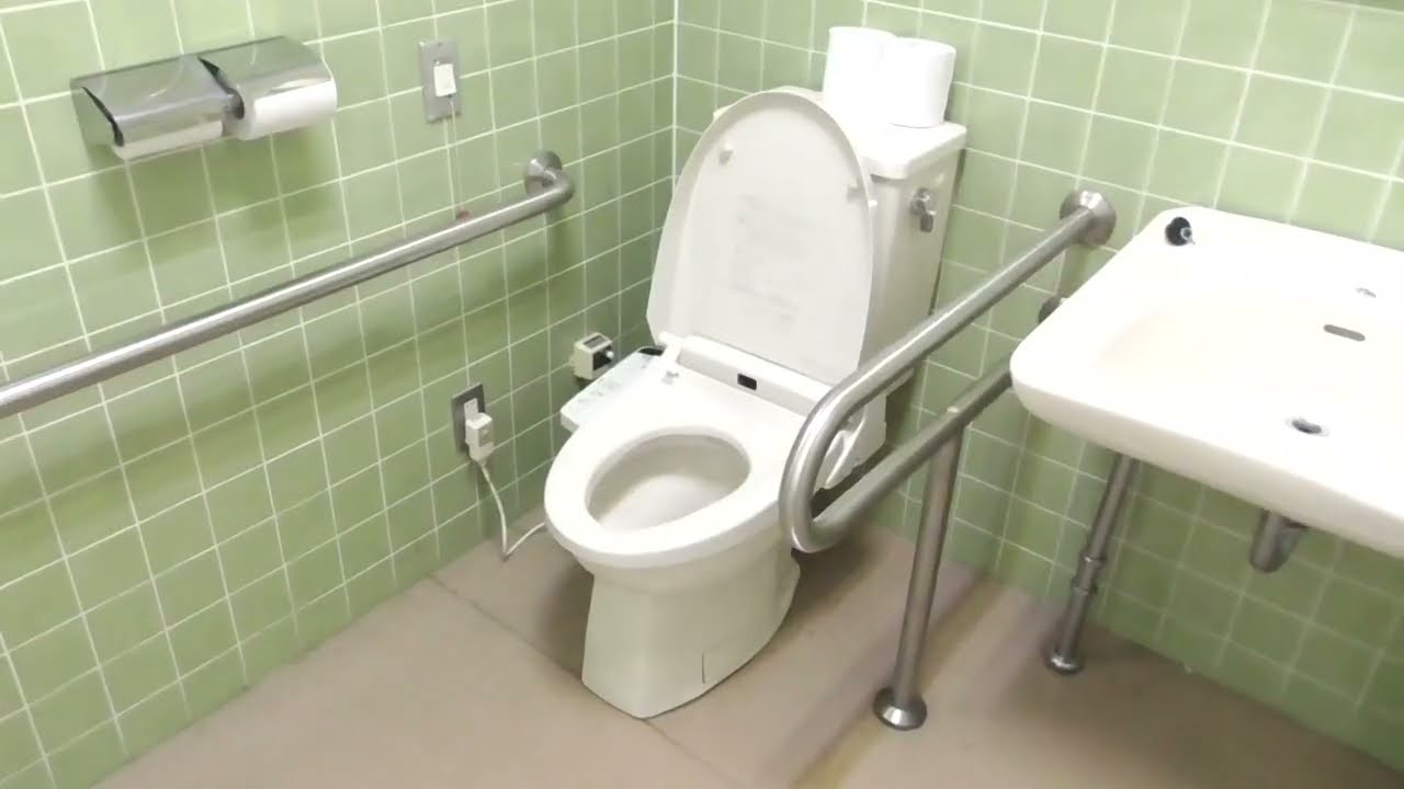 青森大学 第2体育館 (正徳館)　多目的トイレ（青森・青森市）🚽　Aomori University　WC Japanese Toilet, Restroom　Flush