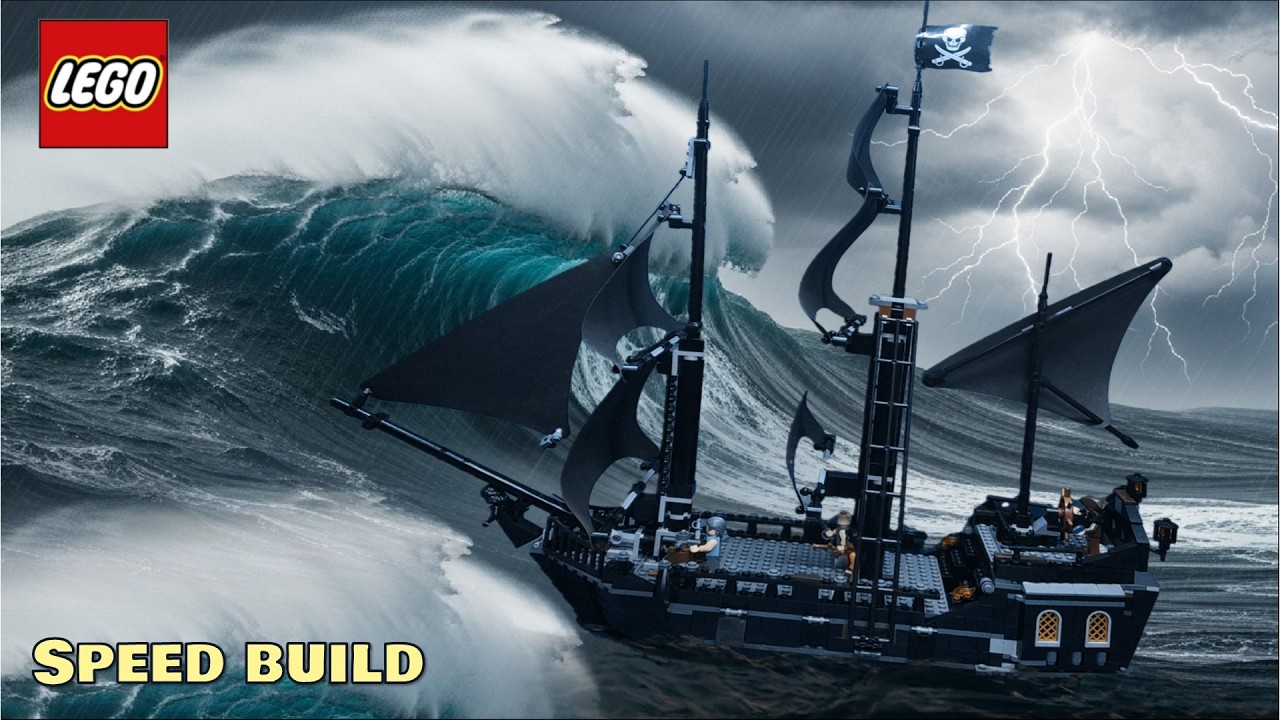 LEGO 4184 Black Pearl Speed Build