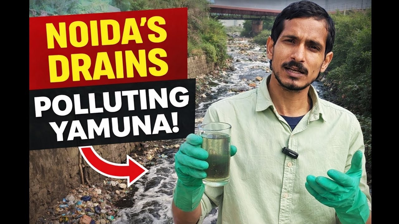 Noida's Drain (Kondli Drain) Vlog part 1