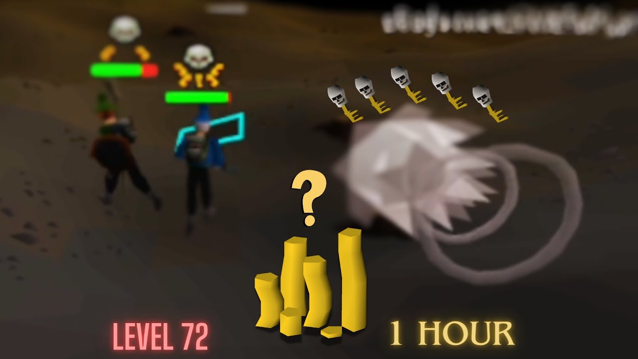 We spent 1 Hour on a level 72 Pking at Zombie Pirates For JUICE!