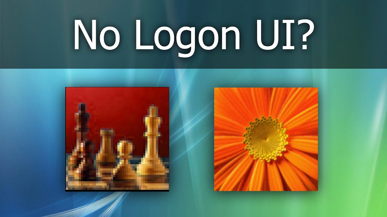 Windows with Missing LogonUI? (XP - Vista)