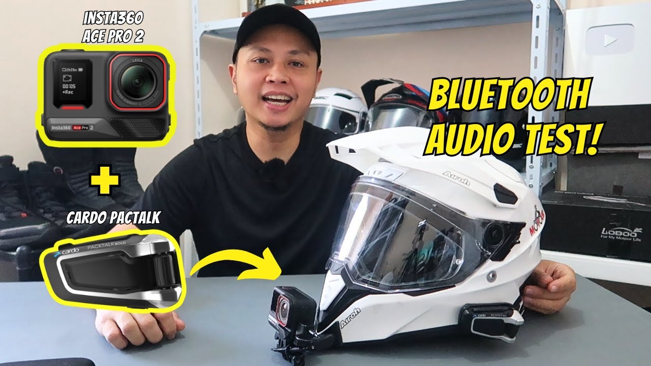 ALL-WEATHER MOTOVLOGGING? Insta360 Ace Pro 2 and Cardo Pactalk Bold