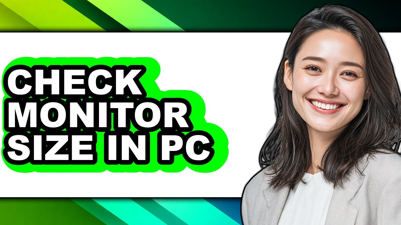 How to Check Monitor Size in Pc (only Way)