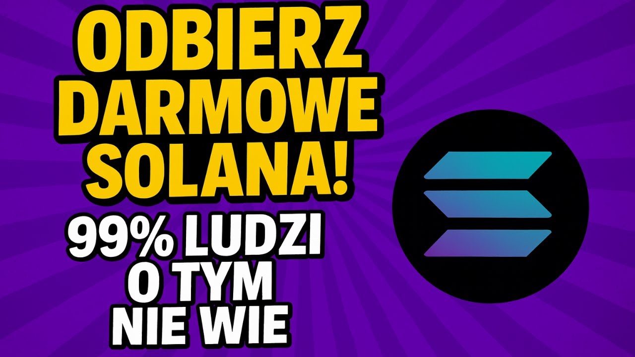 Odbierz darmowe Tokeny Solana ! 99% Os&oacute;b Nie Zna Tej Metody !