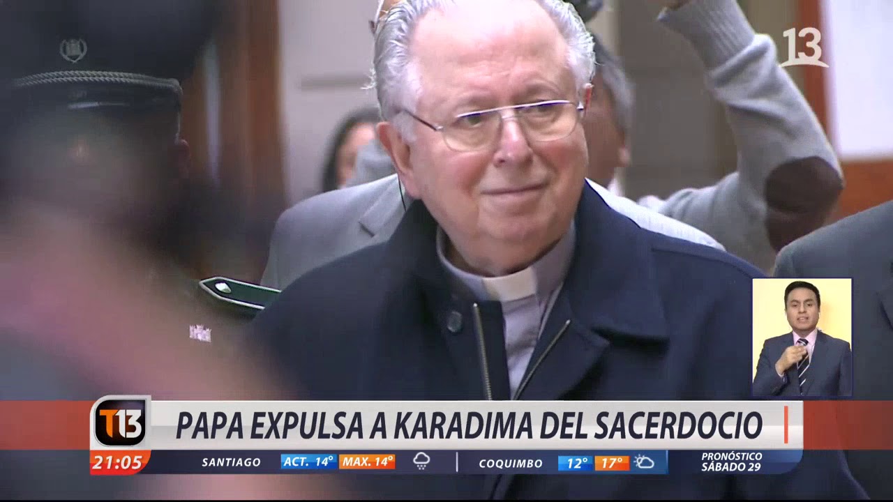 Papa expulsa a Karadima del sacerdocio