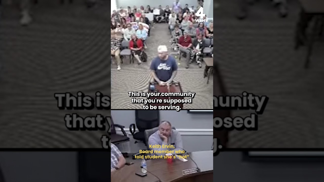 Man reacts to TN school board member who told female student 