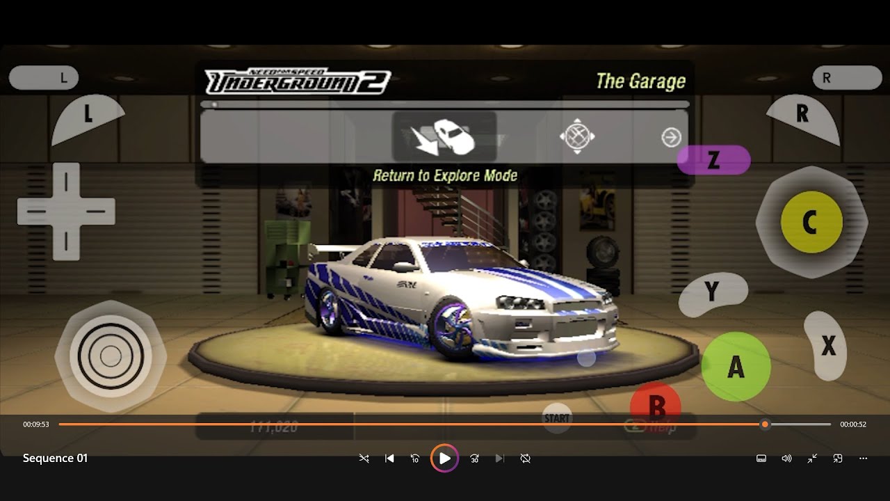 Install dan re texture + vinyls Need For Speed Underground 2 dolphin emulator Android
