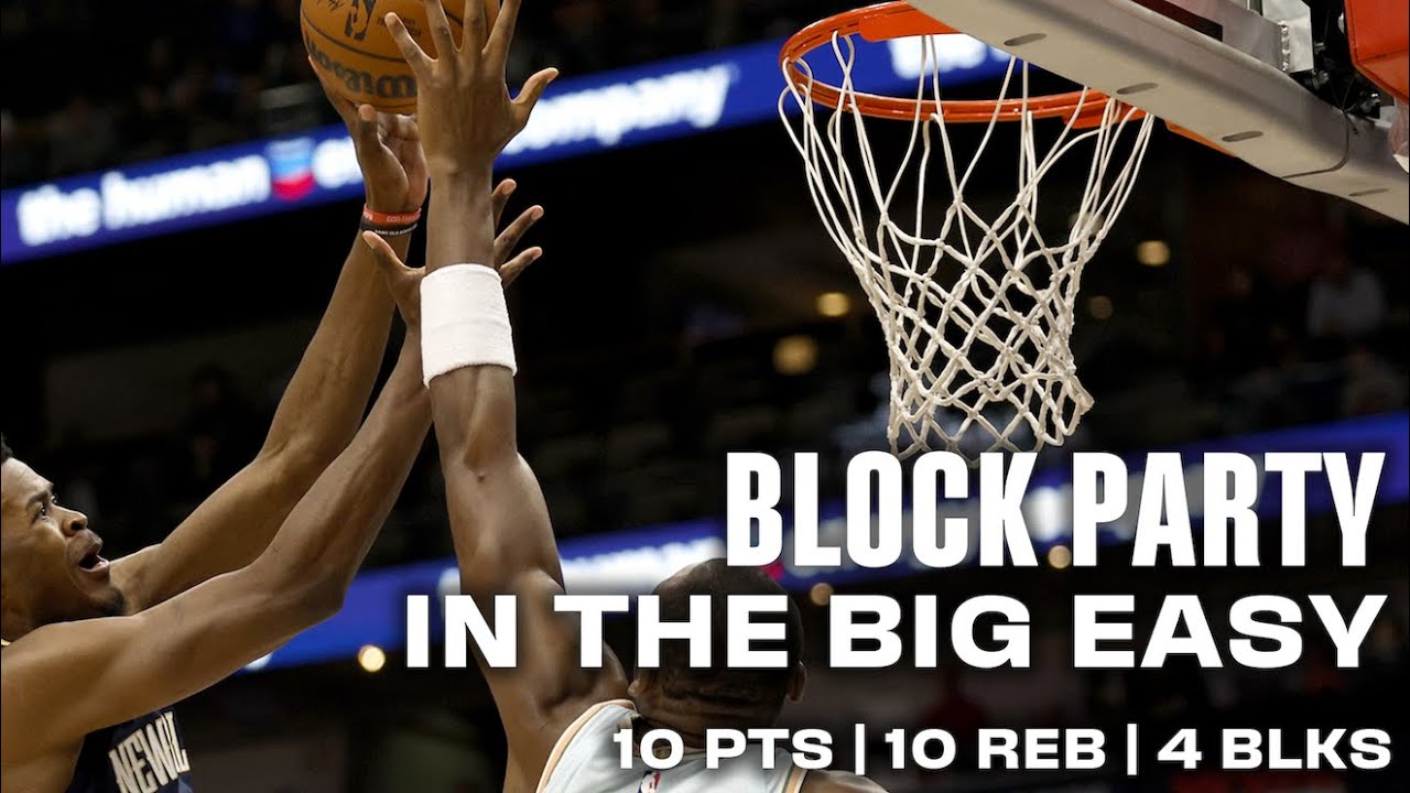 A Double-Double Night for Bismack Biyombo in New Orleans!