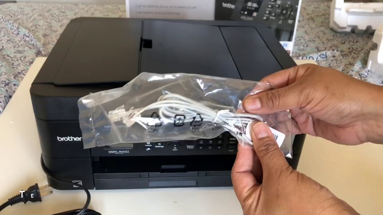 Brother MFC-J491DW printer unboxing