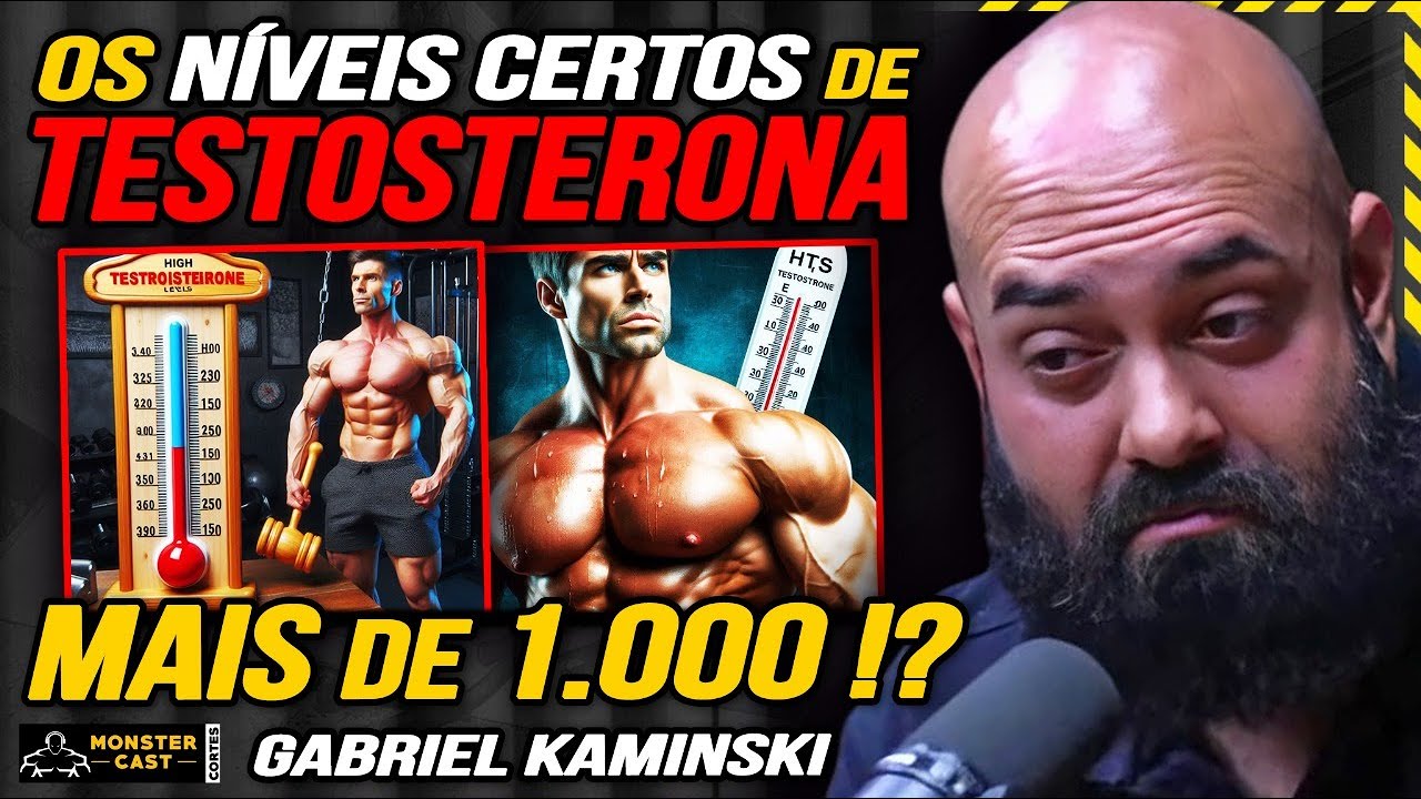 TESTOSTERONA ACIMA de 1.000 !? OS NÍVEIS CERTOS de TESTO !!! | GABRIEL KAMINSKI