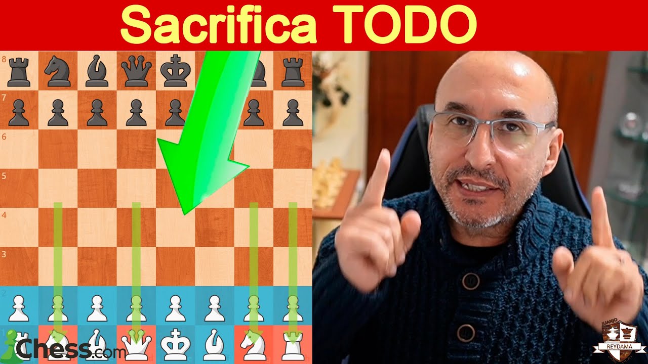 Magnus Carlsen Sacrificó Dama Torre y dos Caballos y Destrozó a su Rival!