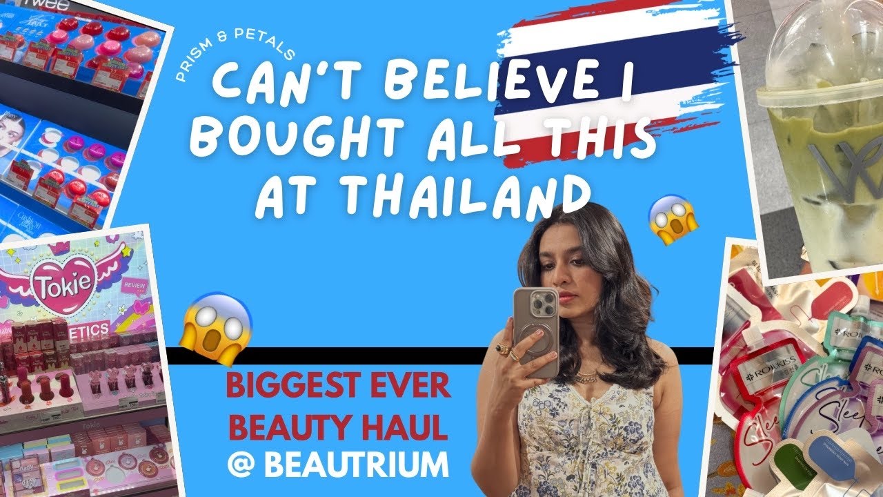 Shopping at Thailand Beautrium | Thailand Beauty Haul Unlocked | Prism and Petals | Vlog 4