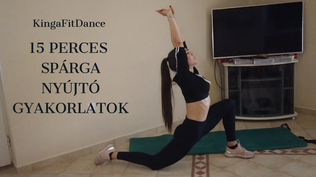 15 PERCES SPÁRGA NYÚJTÓ GYAKORLATOK |KingaFitDance tippek|