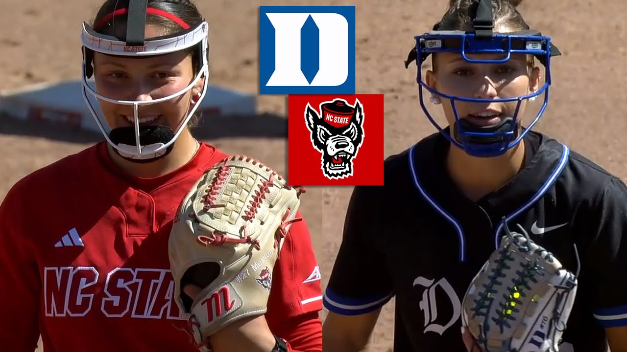 #18 Duke vs NC State Women's College Softball Highlights Full Game, April 27 2025
