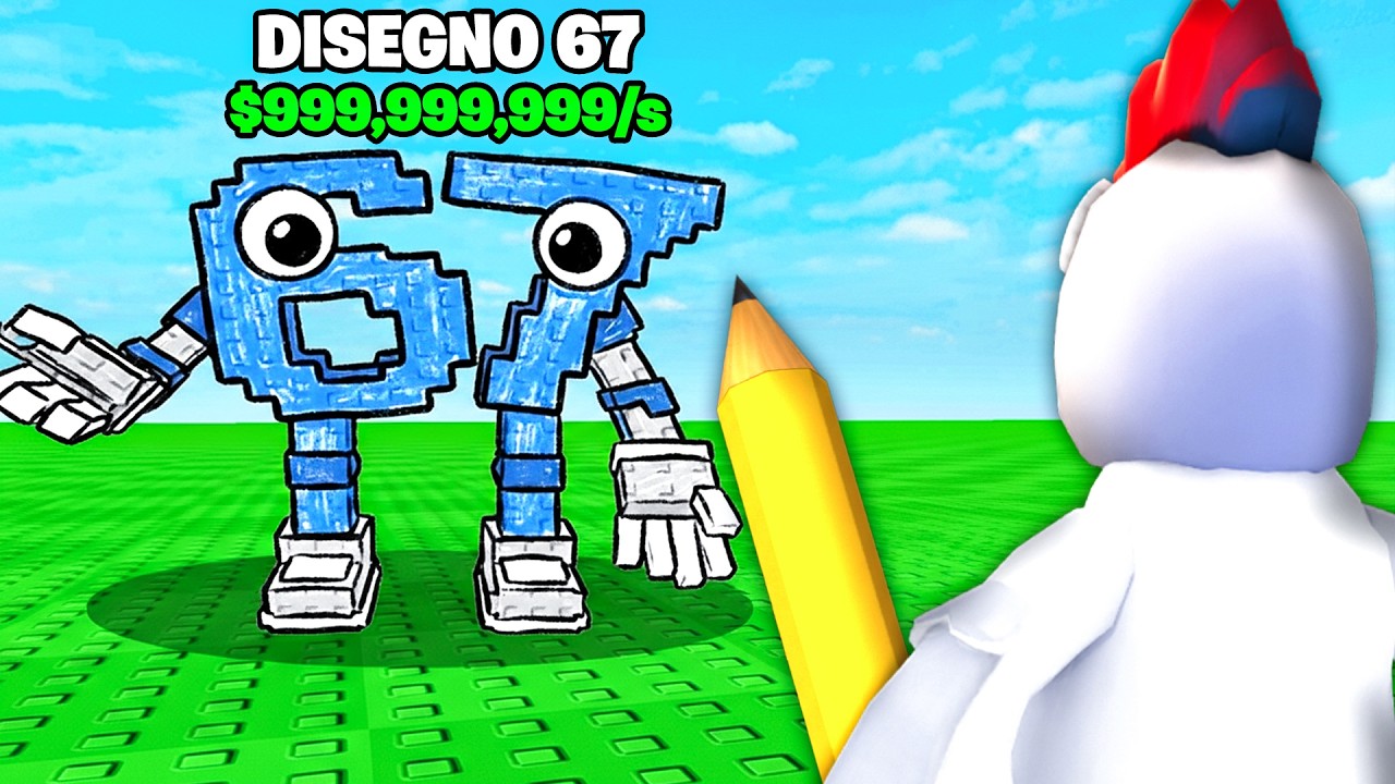 DISEGNA IL BRAIN ROT SU ROBLOX PER OTTENERLO!