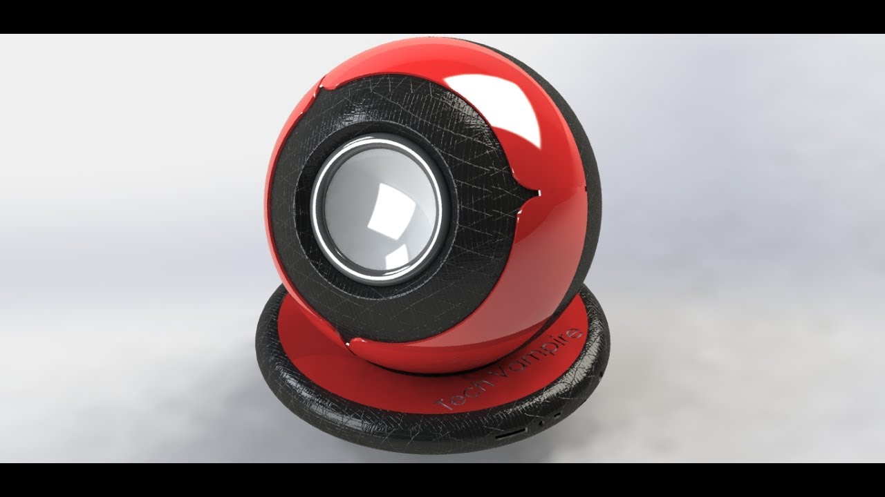 Solidworks tutorial #1- Mini Speaker