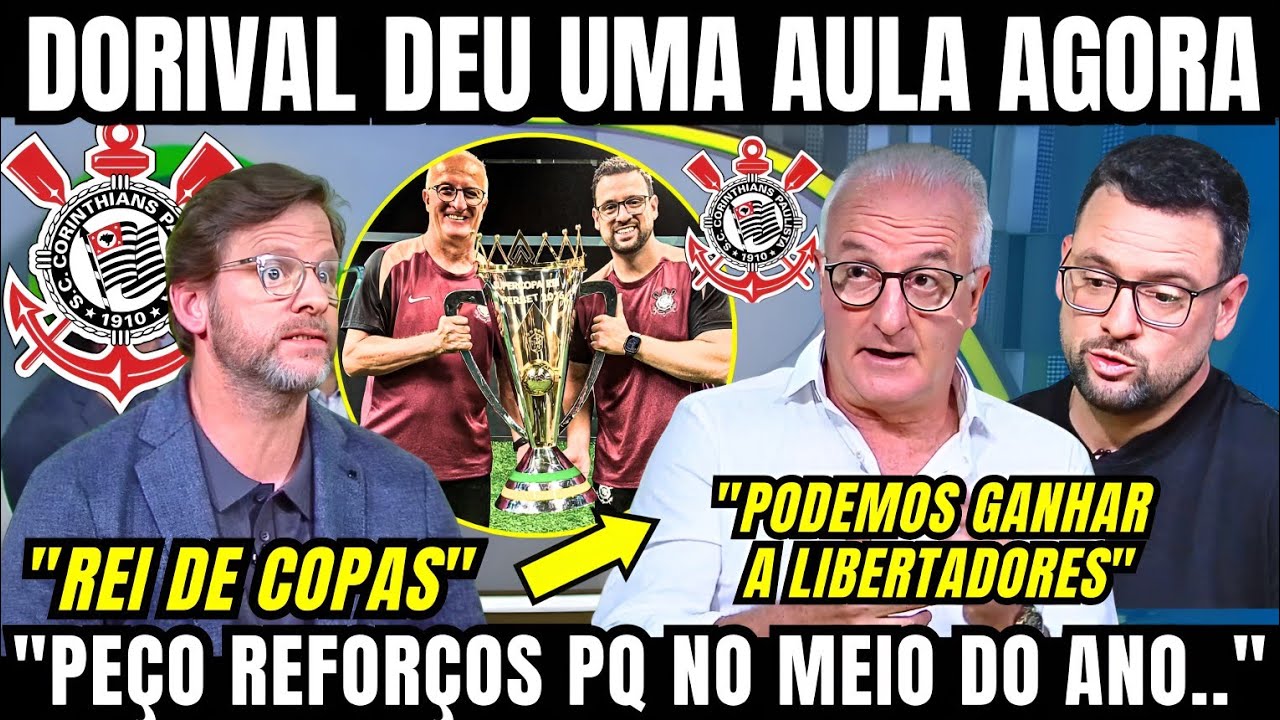 DORIVAL JR E SEU FILHO FALARAM TUDO E PROJETARAM O ANO DE 2026 DO CORINTHIANS E SURPREENDERAM AGORA 