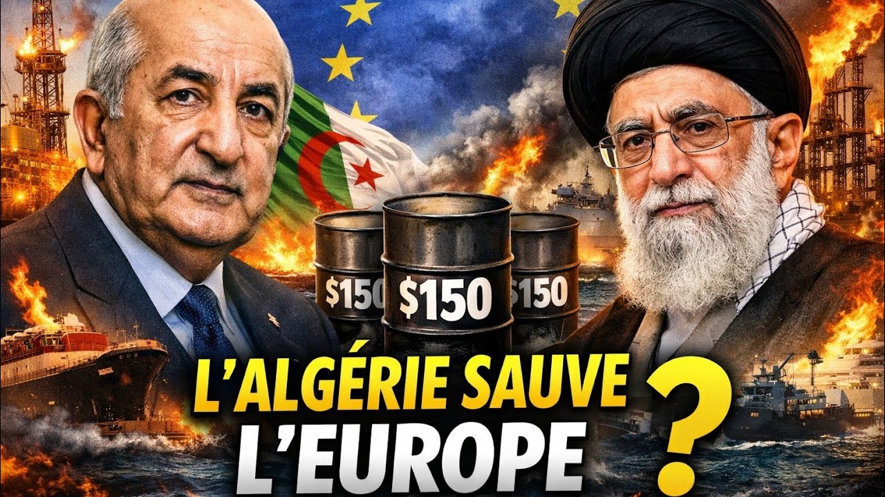 Hormuz fermé : pétrole à 150$ ? L’Algérie nouveau pilier énergétique de l’Europe !