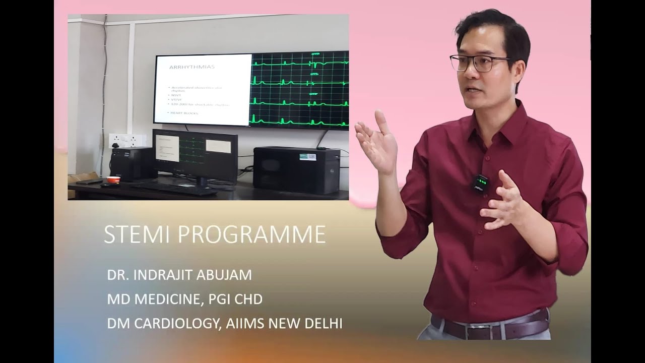 One-Day Training Program on STEMI, Manipur by Dr Indrajit Abujam, Asst. Prof. JNIMS
