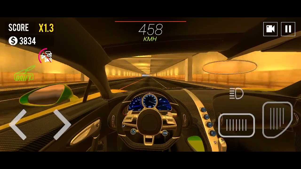 Racing In Car 2021 500+km Bugatti Chiron #Racingincar2021 #RacingGames Viral Racing Games