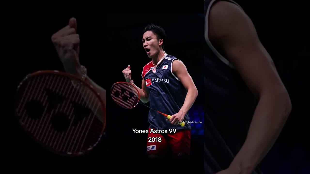 The rackets Kento Momota use !!    #badminton #kentomomota #badmintonmalaysia #badmintonjapan