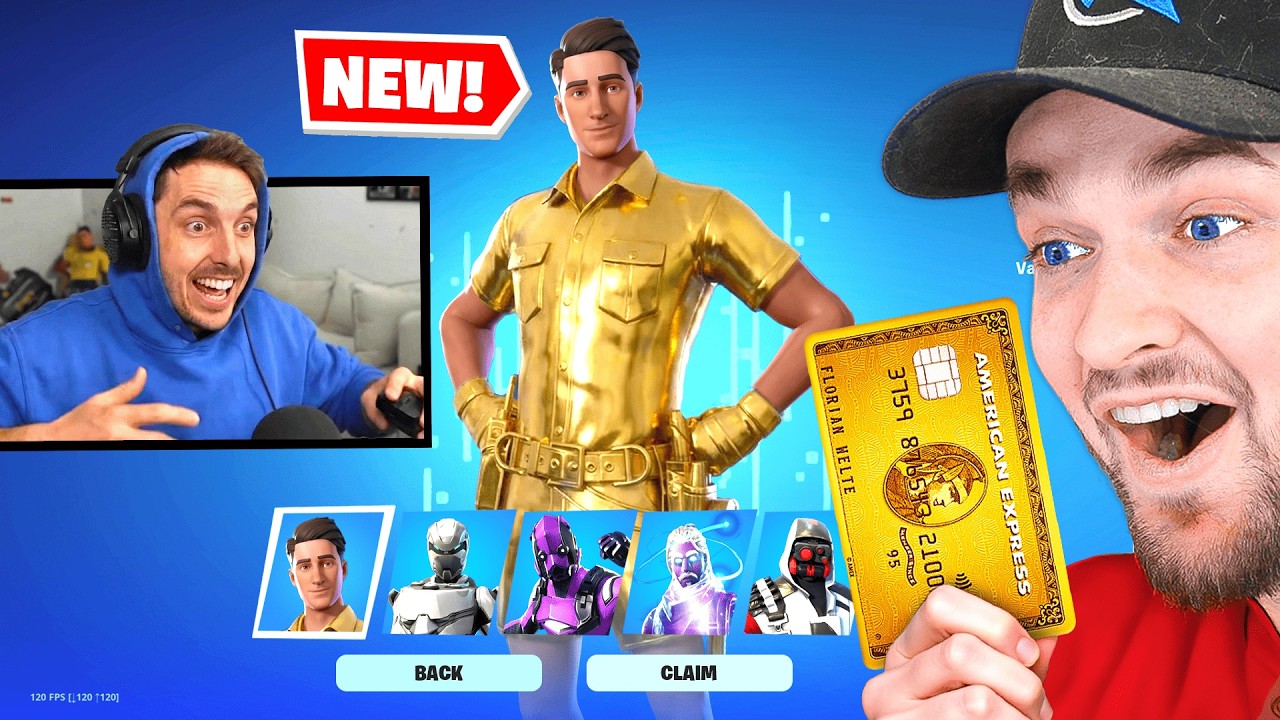 I Upgraded Lazarbeam's Fortnite Account!
