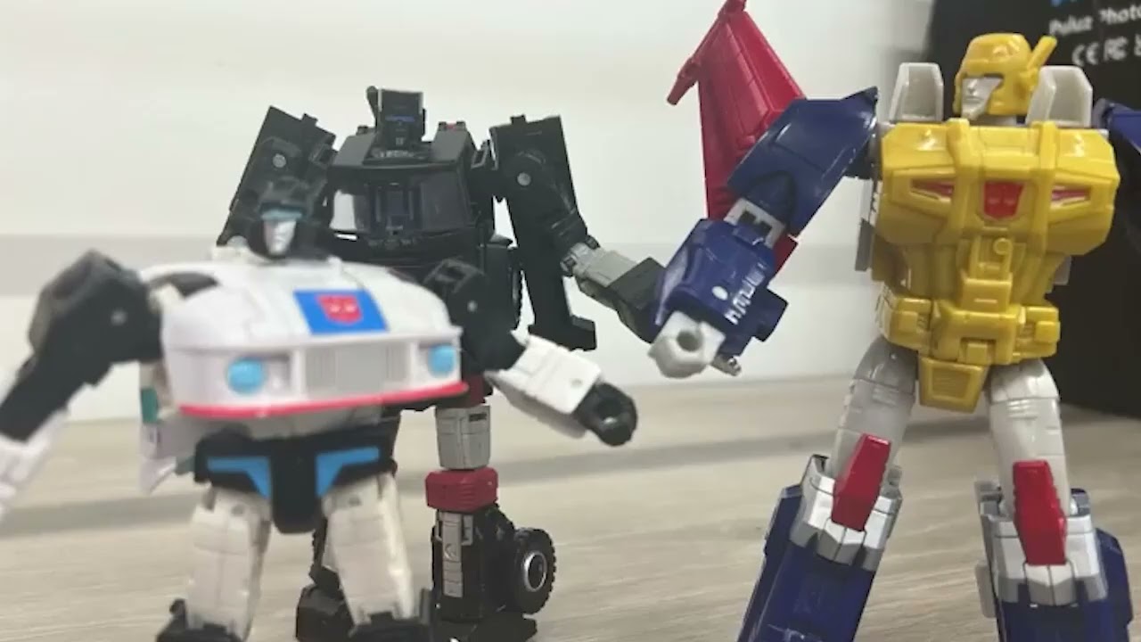 Transformers Stop Motion Fight