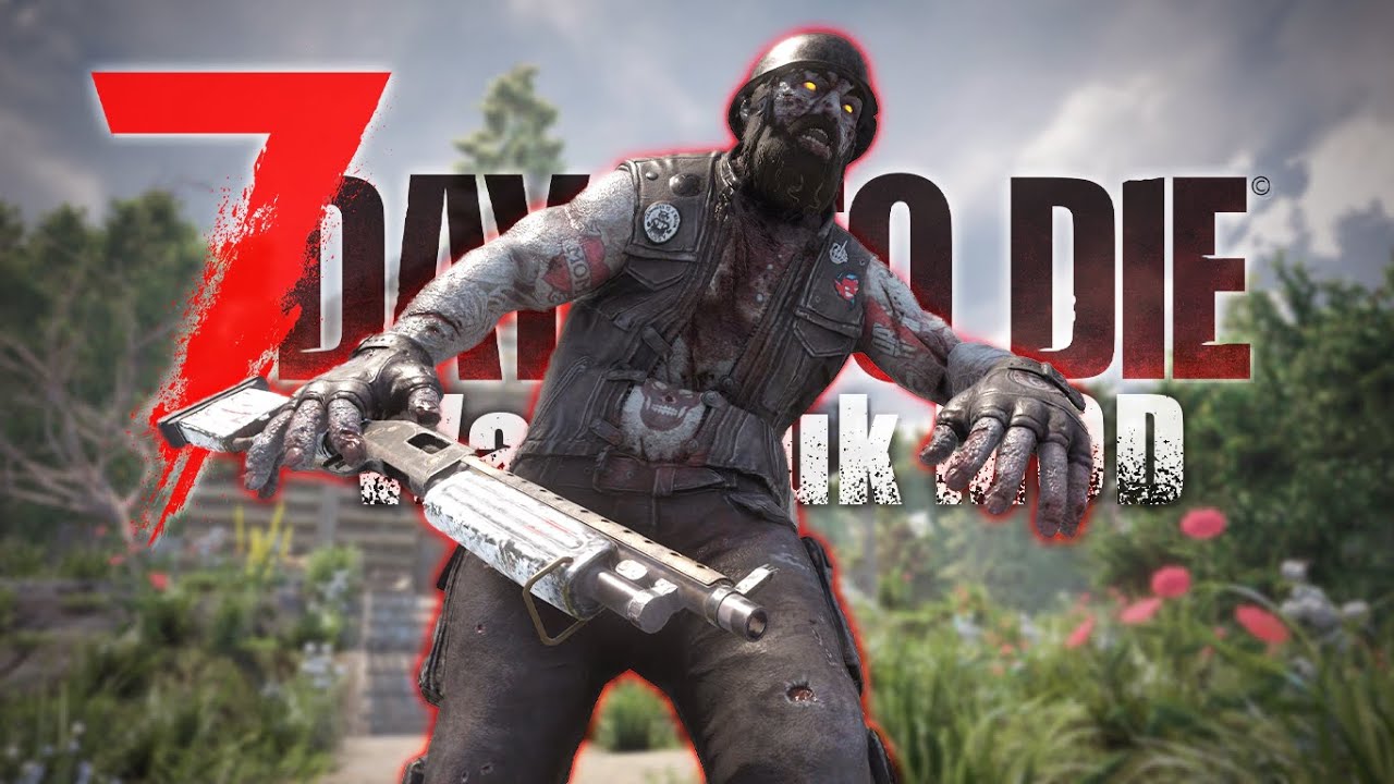 【7DTDMOD】鬼畜過ぎる初クエストでいきなりショットガン持ったゾンビ出てきたwww「7 Days to Die V1.0 War3Zuk」実況プレイ #2