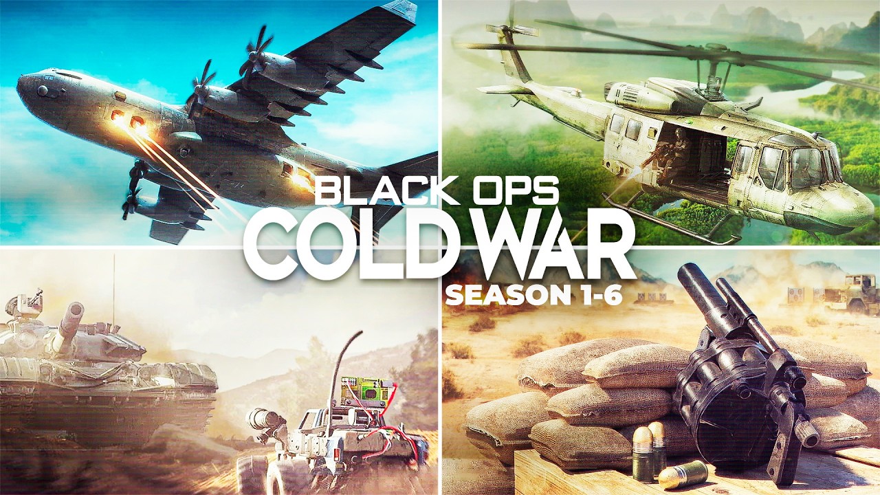 Call of Duty Black Ops Cold War - All Scorestreaks Showcase (Season 1-6)