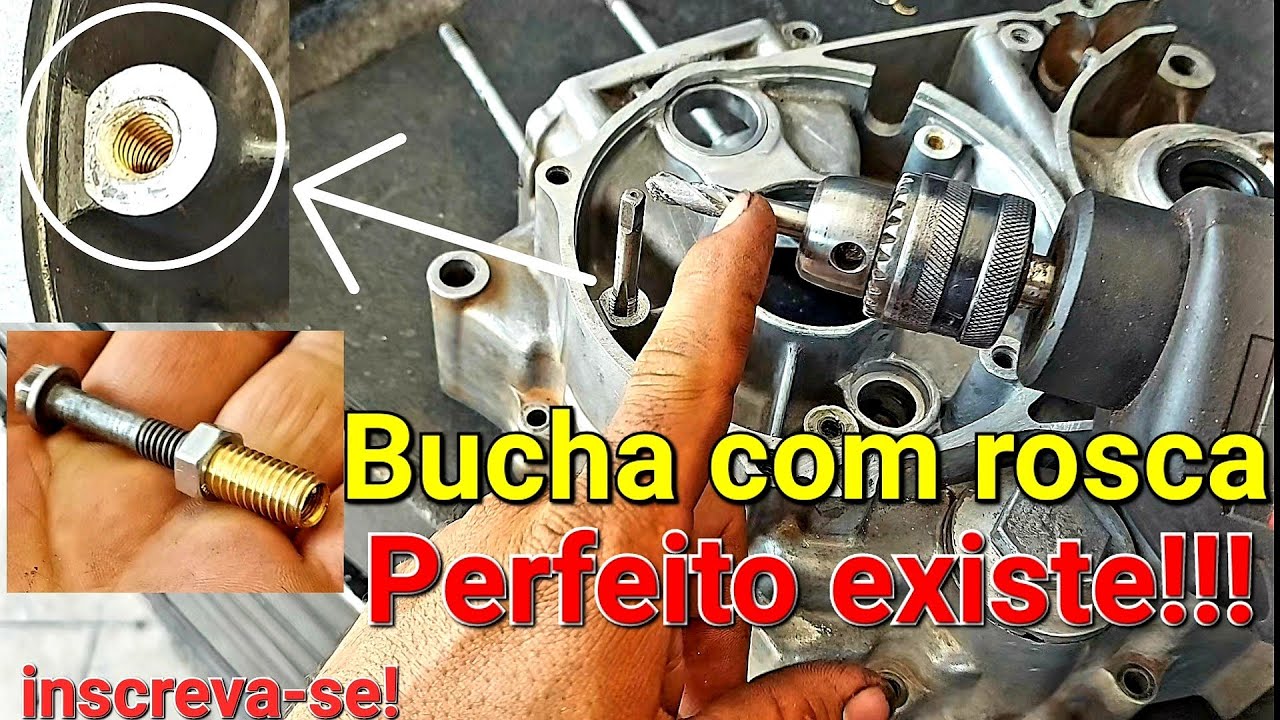Abrimento de rosca com embuchamento perfeito existe veja