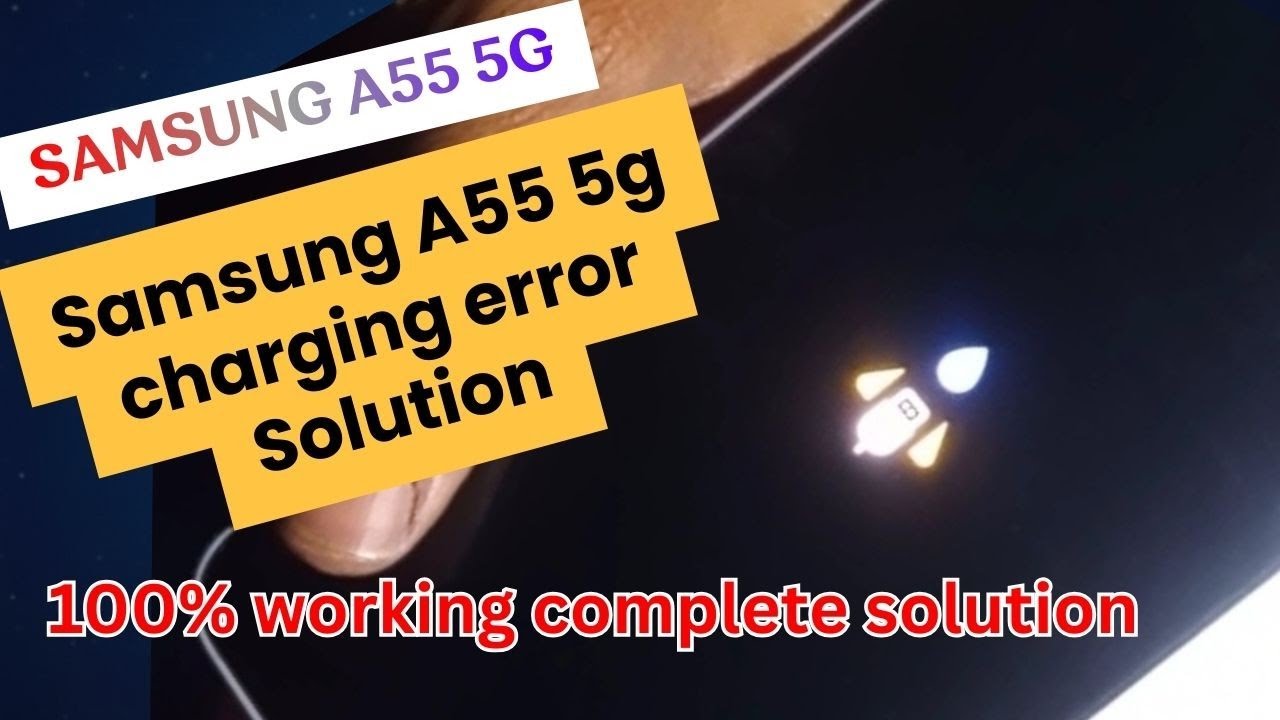 Samsung A55 A35 A556 moisture detected water drop error while charging 