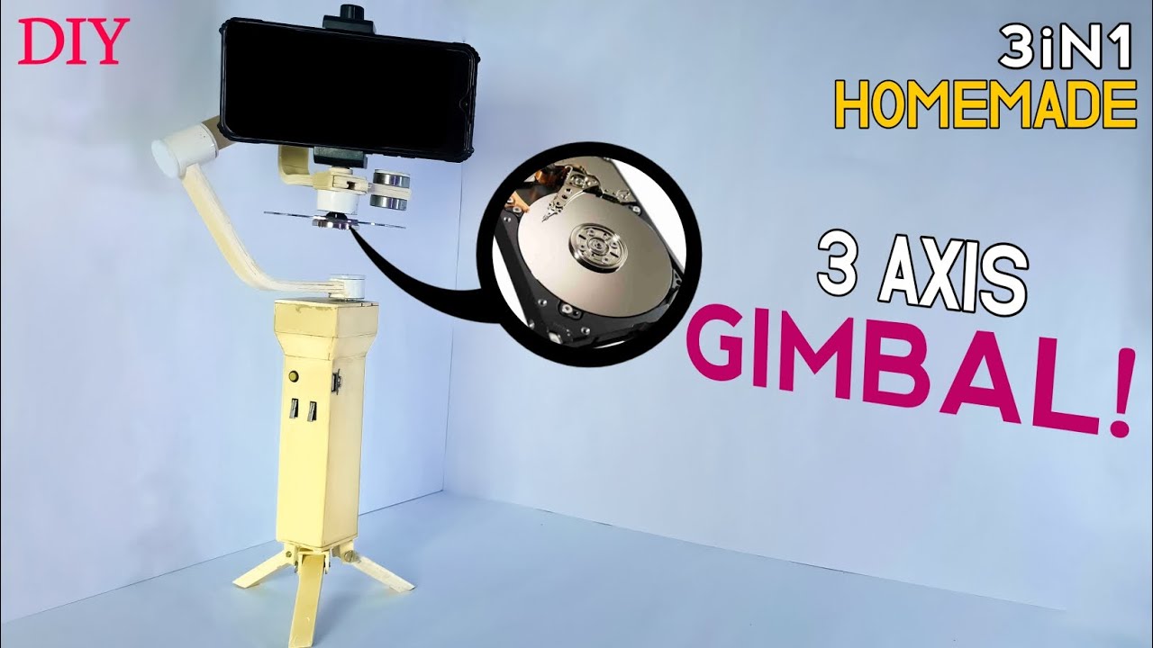 Mobile के लिए Best Gadget | How To Make 3 In 1 Smartphone & Camera Gimbal | Only ₹250