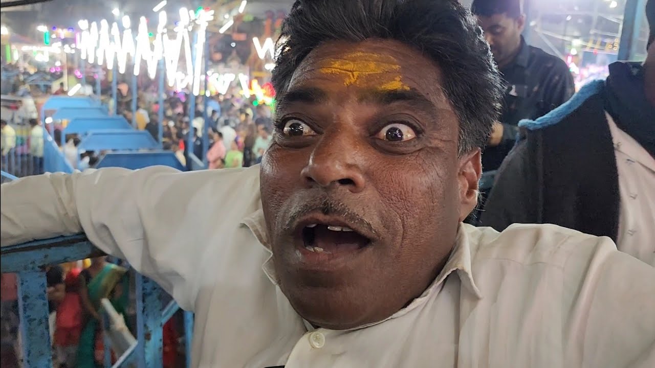 मोठ्या पाळण्यात बसलो 😅 ओझर यात्रा