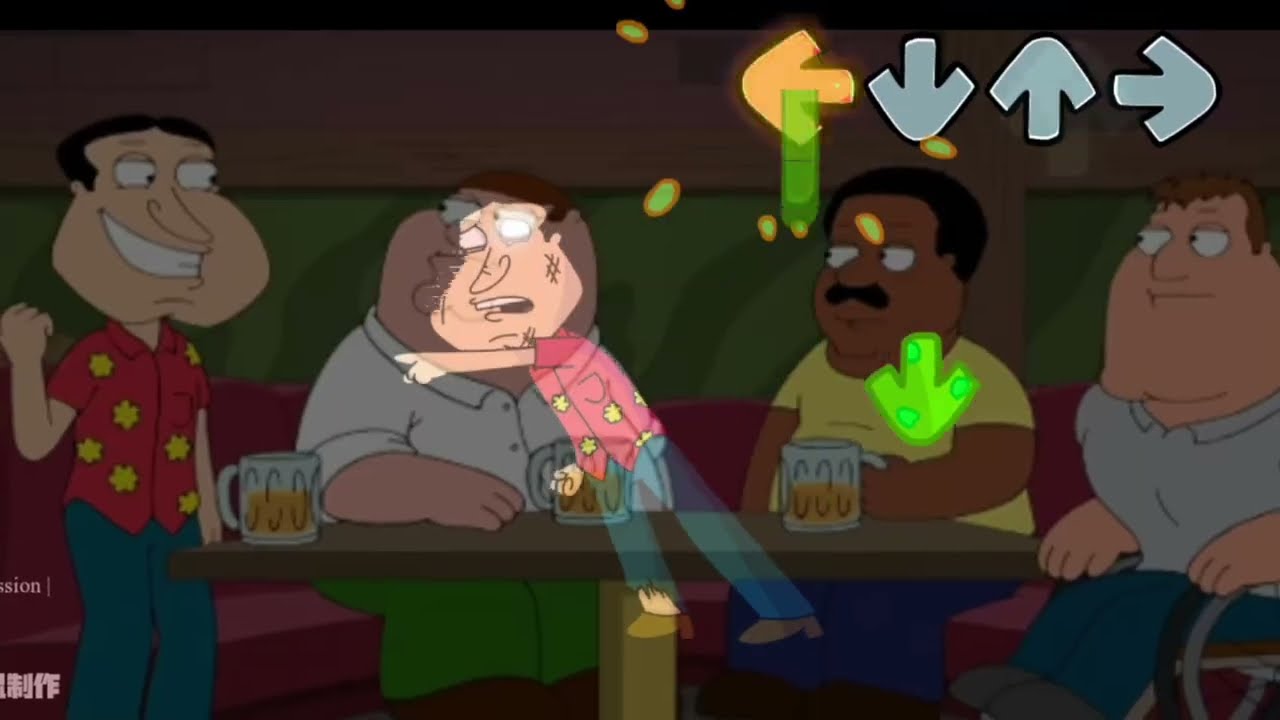 Friday Night Funkin': Darkness Takeover Fanmade - Glitched Family Guy Mod Gameplay
