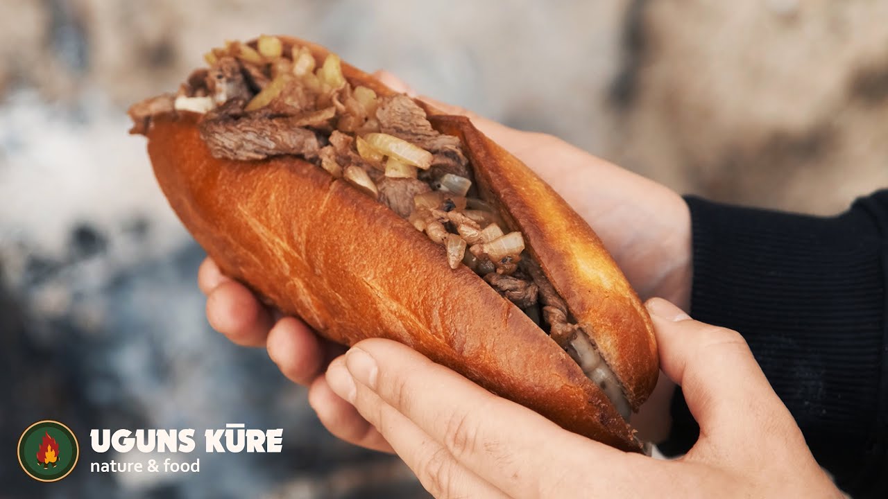 Delicious Classic Philly Cheesesteak - Made with Nature!