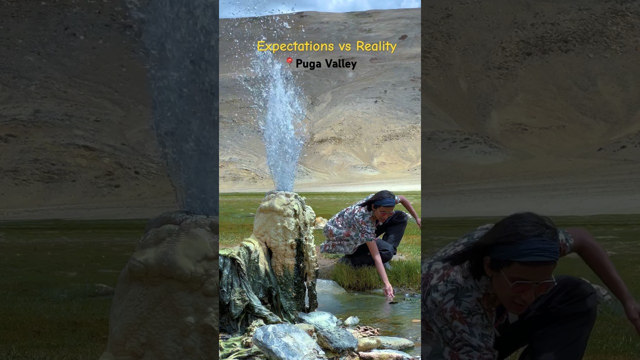 Puga Valley is beautiful in any season. #pugavalley #ladakhbiketrip #ladakh #hotwaterspring