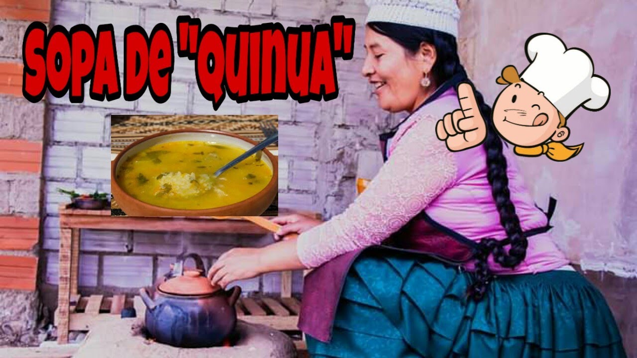 Sopa de Quinua a FOGON para la Cuarentena|| La Warmi Rosa