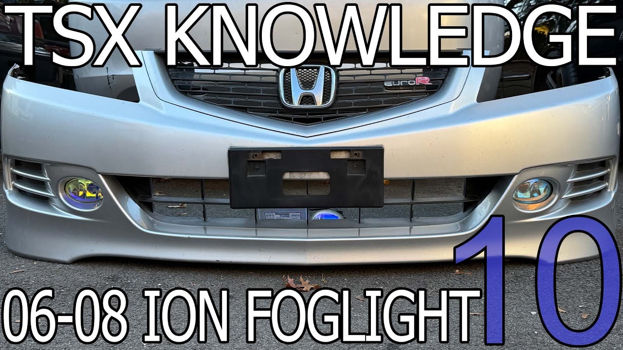 Tsx Knowledge Episode 10:  2006-2008 JDM ION Fog Light Install