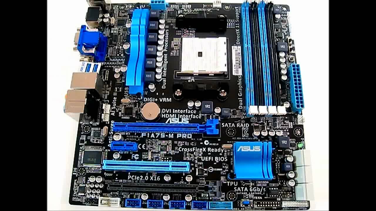 ASUS F1A75-M Pro Motherboard - Unboxing and Product Overview
