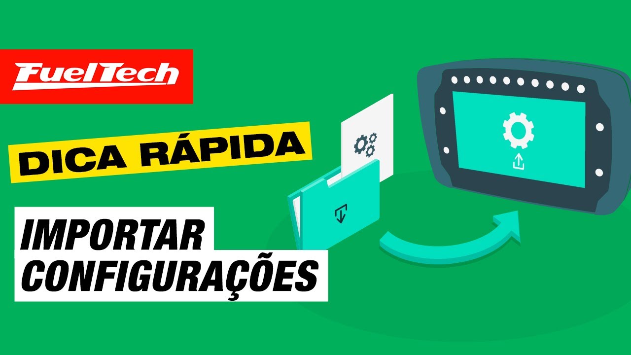 Importar configura&ccedil;&otilde;es para um novo mapa no FTManager FuelTech