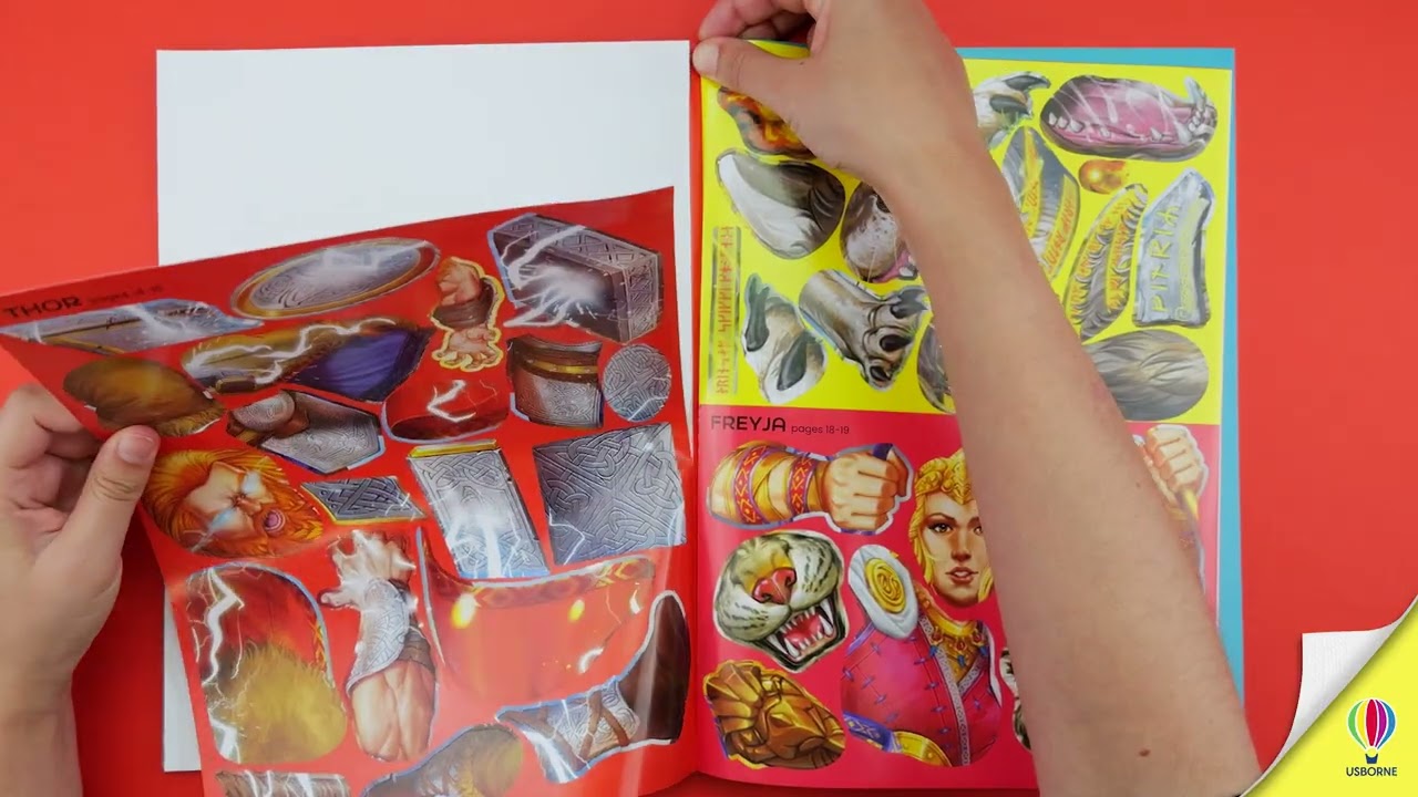Build Your Own: Norse Gods Sticker Book