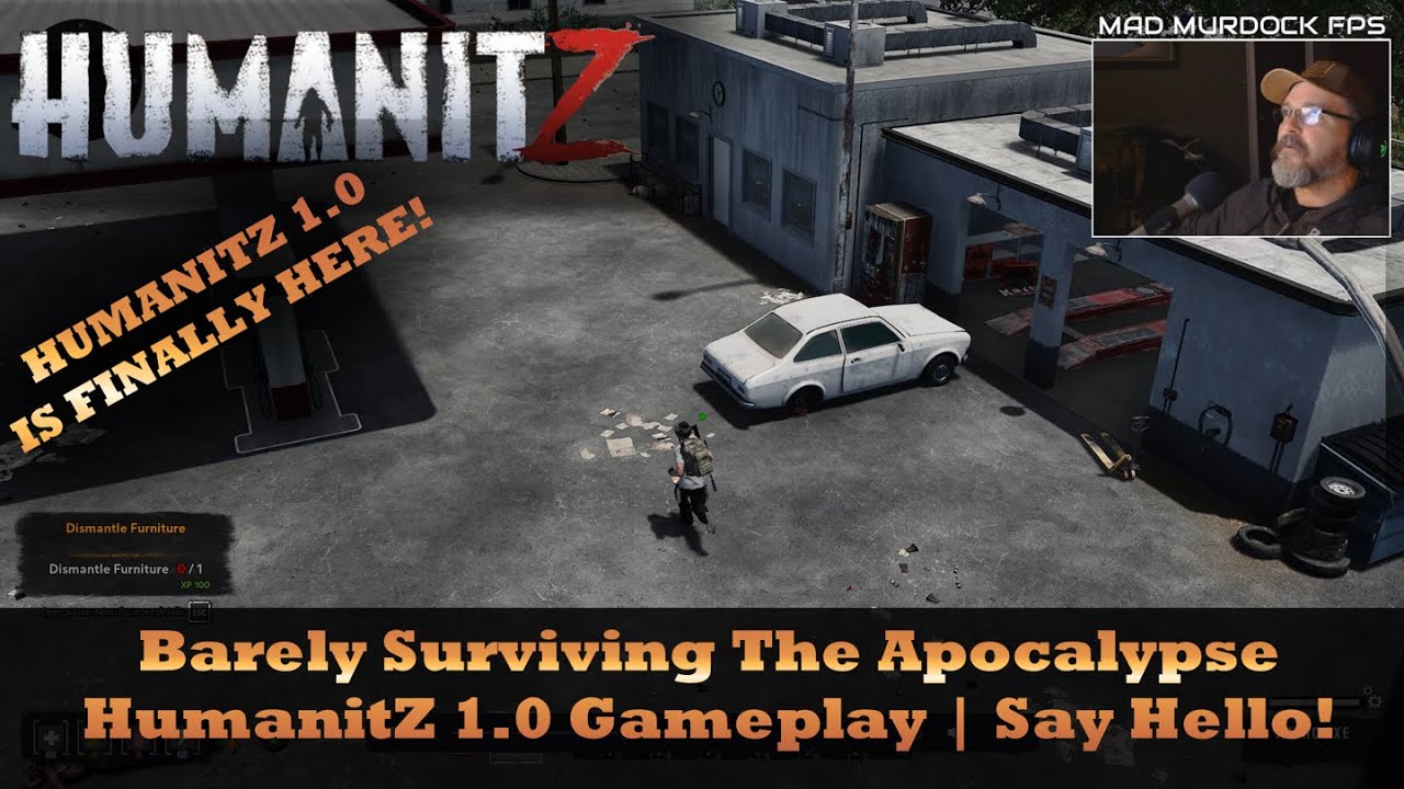 Barely Surviving The Apocalypse! Sy Hello! HumanitZ 1.0 Gameplay