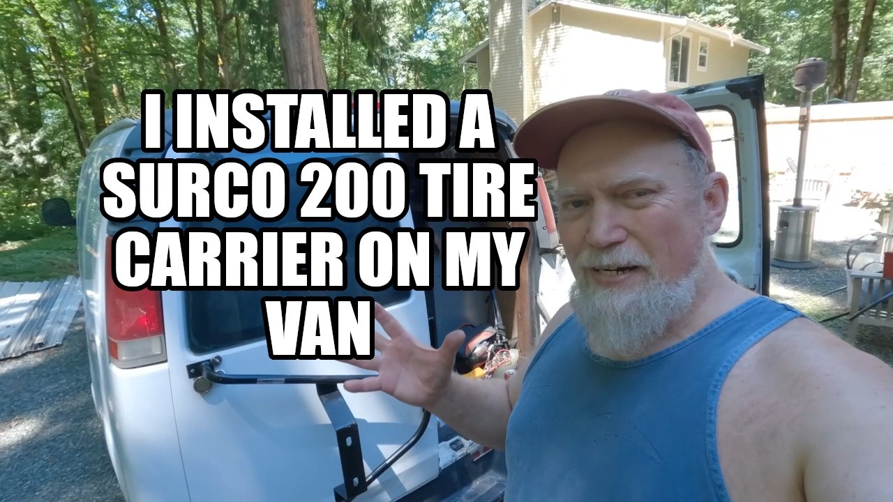 Surco 200 Tire Carrier Install on Chevy Express Van 1996-2025 Walkthrough