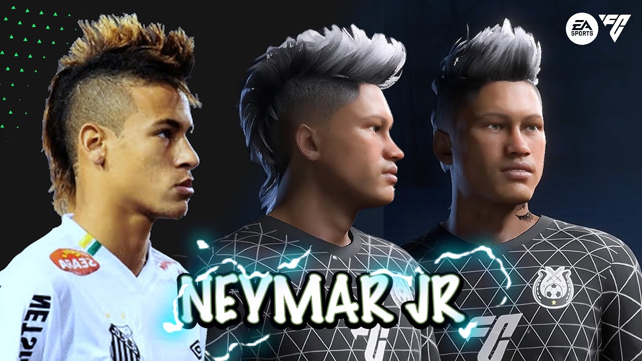 NEYMAR JR (Young 2011 Santos) EA FC 24 CLUBS FACE CREATION LOOK ALIKE