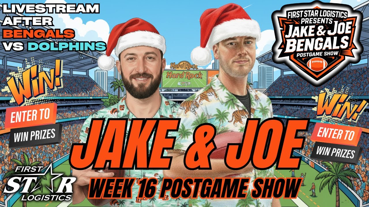 Jake & Joe Postgame Show - Bengals vs Dolphins Week 16
