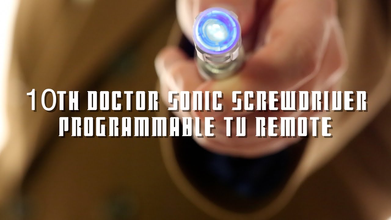 10th Doctor Sonic Screwdriver Exclusive Programmable TV Remote from ThinkGeek
