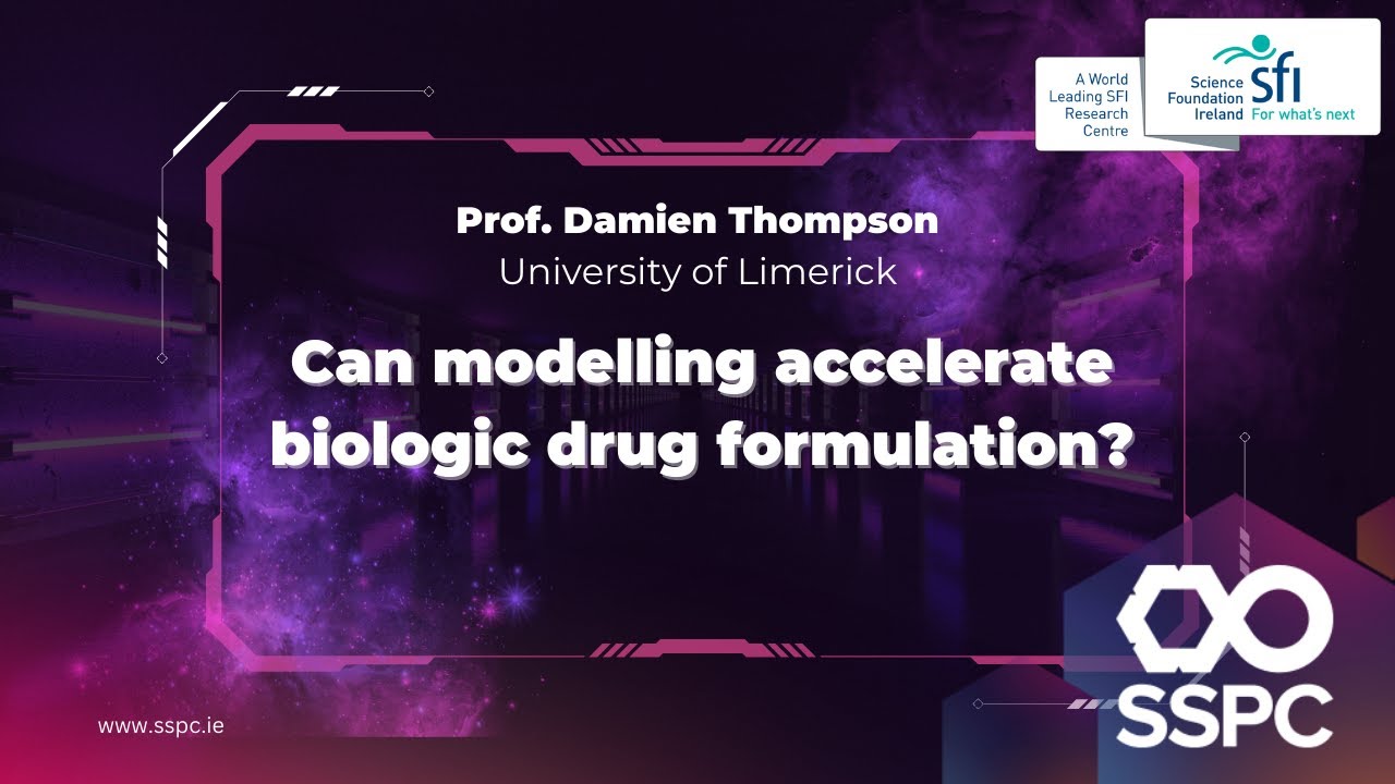 Prof. Damien Thompson, Can modelling accelerate biologic drug formulation?&rdquo;